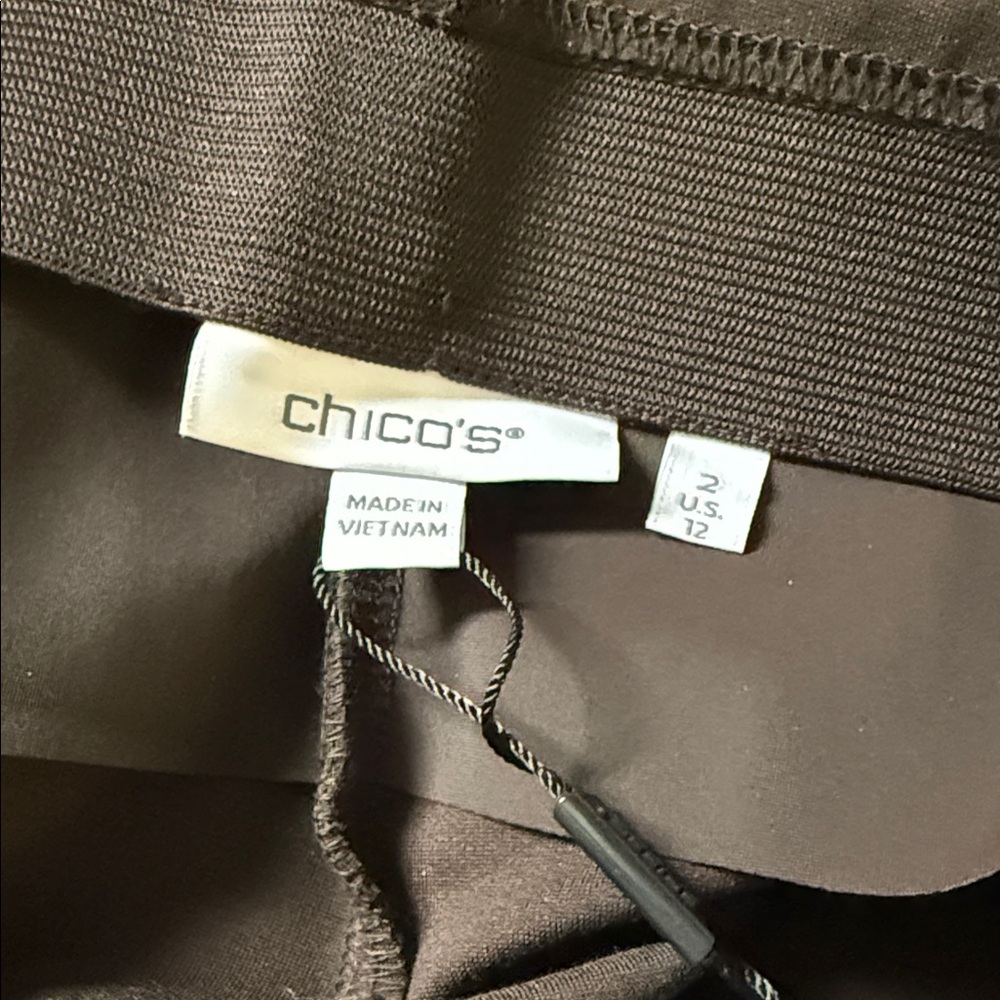 Chico's Rich Brown Ankle Pant NWT - Picture 4 of 5